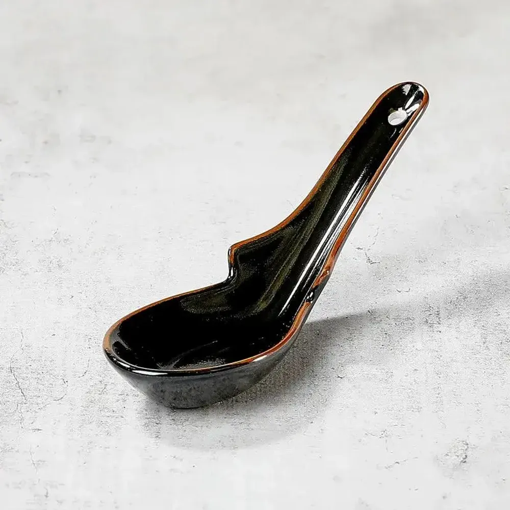 Cutlery set - Porcelain Ramen and Udon Spoon - NISHIKIDÔRI