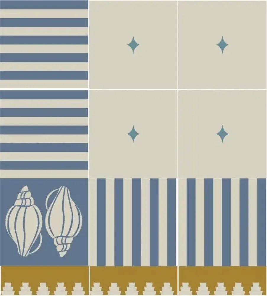 Carreaux de faïence - La collection Mer de Mr & Mrs Clynk - ILOT COLOMBO