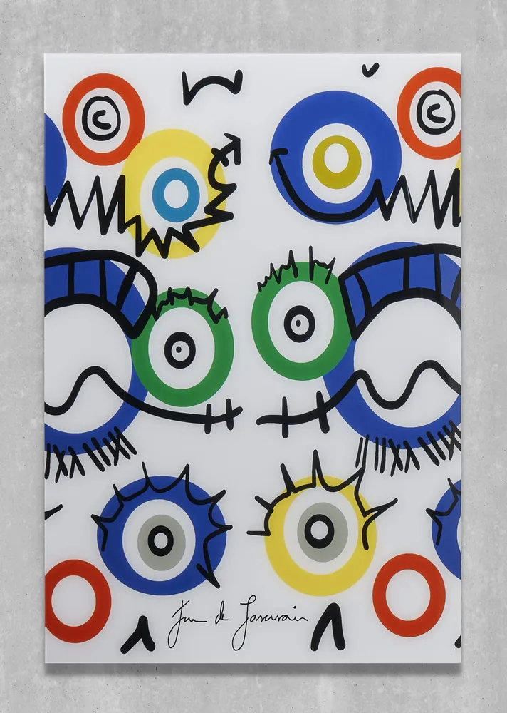 Garden textiles - Ojitos 45 x 45 outdoor cushion - Design by Juan de Lascurain - ARTDECORIS