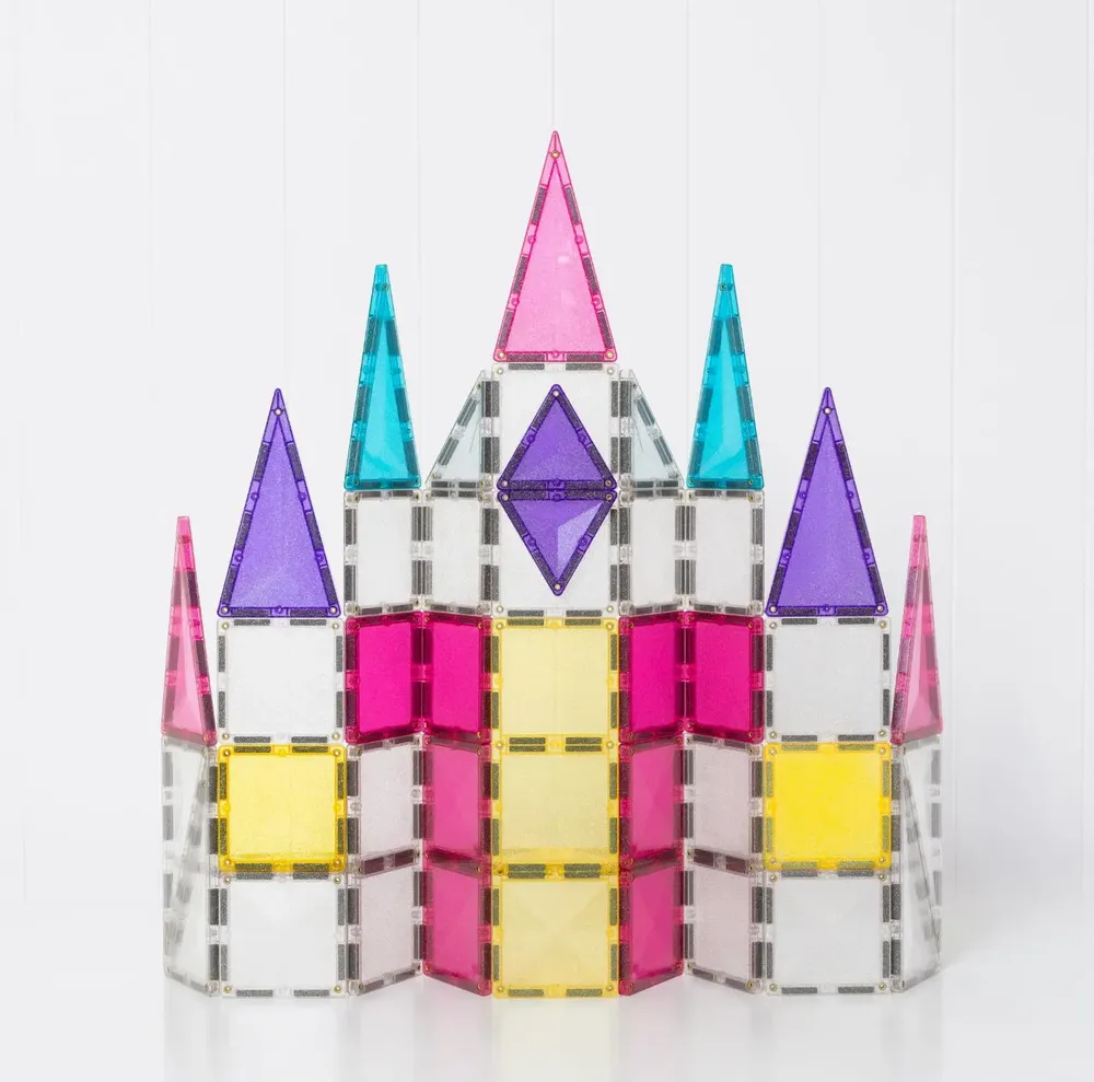 Toys - CONNETIX 56 Piece Glitter Unicorn Pack - CONNETIX