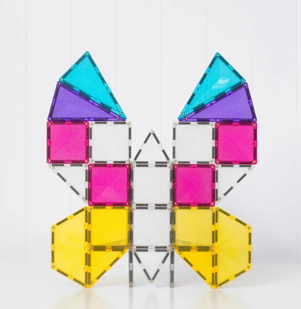 Toys - CONNETIX 56 Piece Glitter Unicorn Pack - CONNETIX