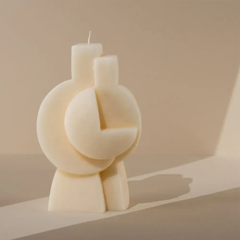 Candles - ENLACE.- Candle, based on the work by Sophie Bocher - ATELIER CIRE