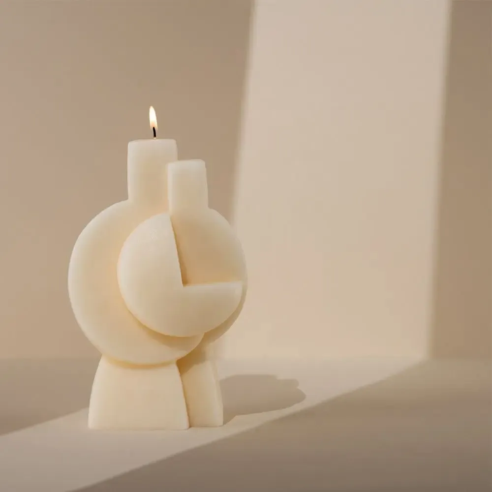 Candles - ENLACE.- Candle, based on the work by Sophie Bocher - ATELIER CIRE