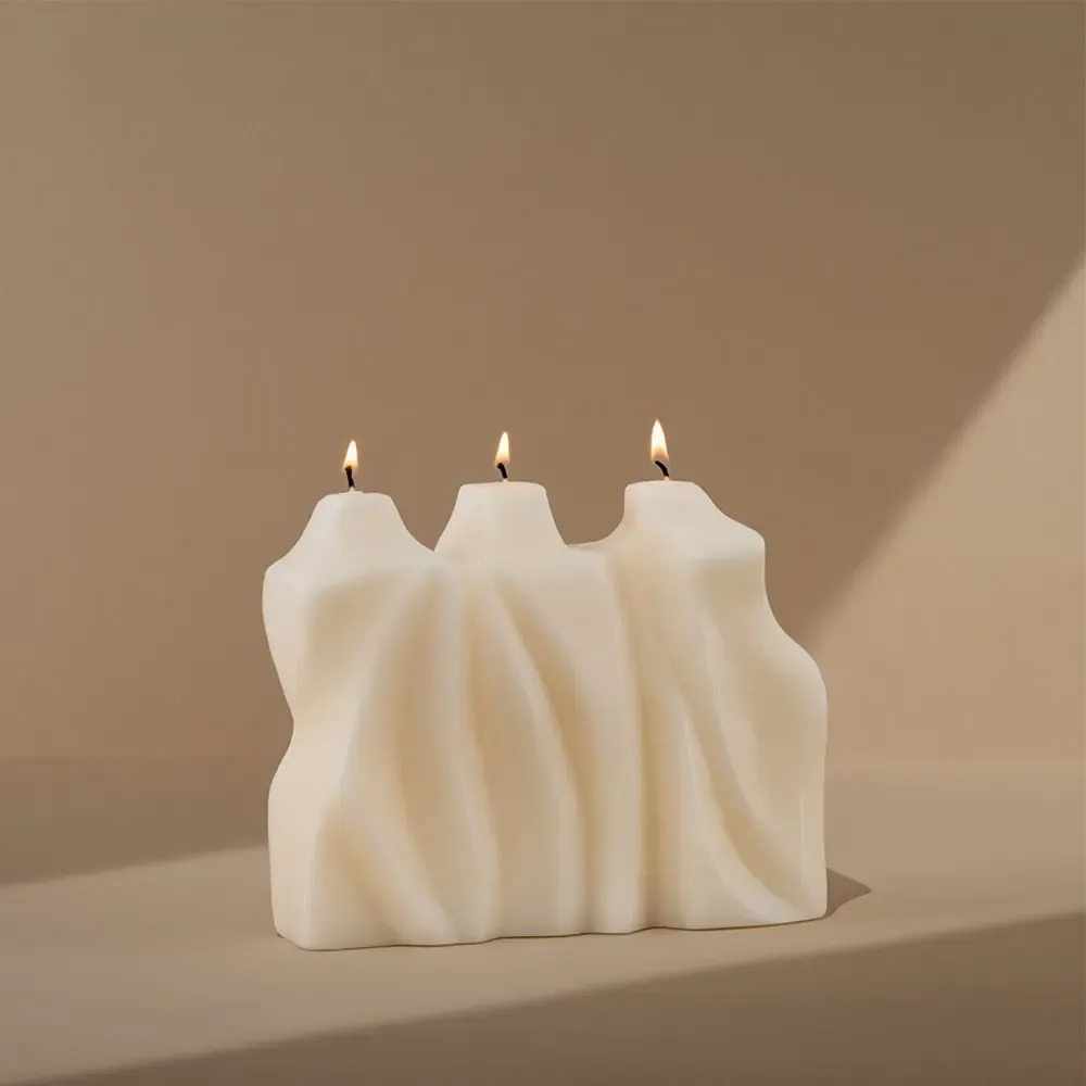 Candles - TROIS GRÂCES.- Candle, based on the work by Patrice Malavieille - ATELIER CIRE
