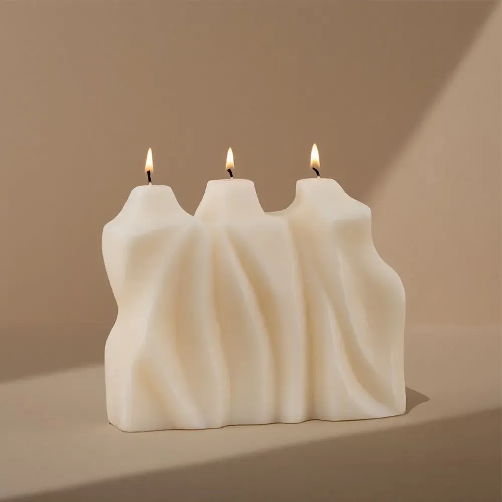 Candles - TROIS GRÂCES.- Candle, based on the work by Patrice Malavieille - ATELIER CIRE