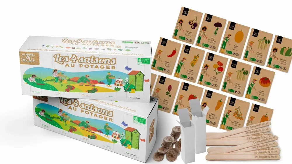 Garden accessories - 4 Seasons Calendar - DR. JONQUILLE & MR. AIL
