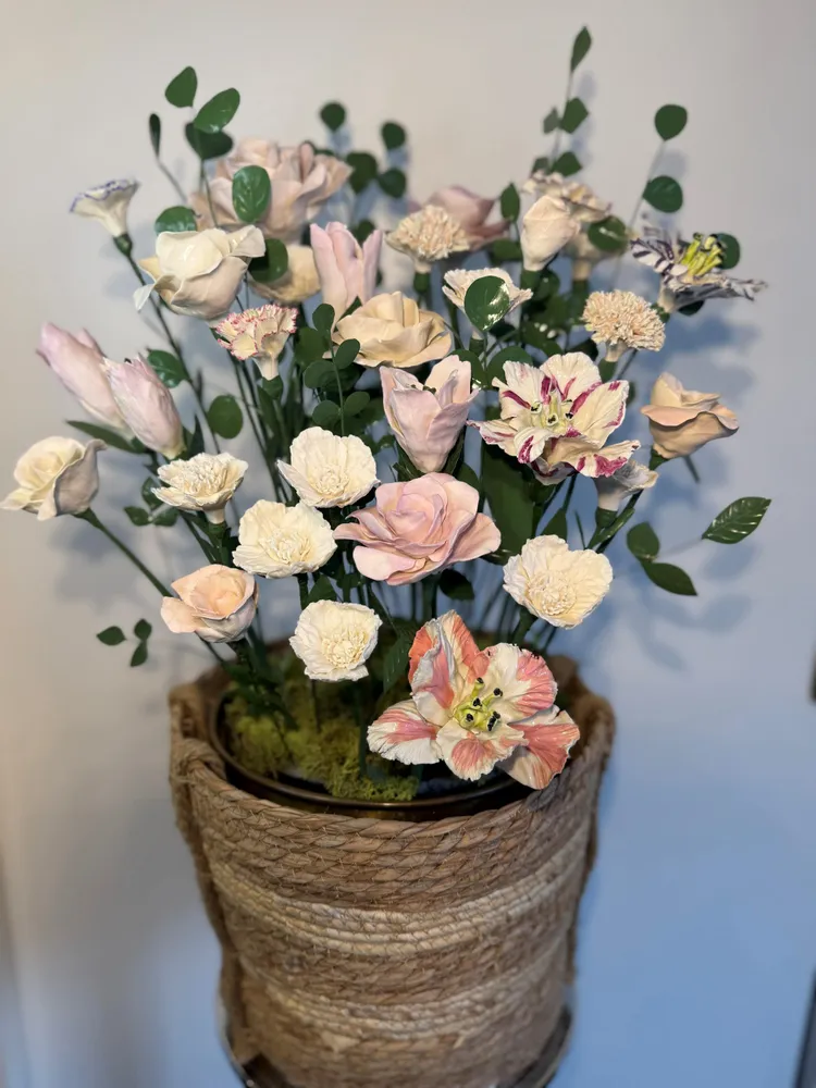 Decorative objects - Porcelain floral arrangement - FLEURIR L AVENIR
