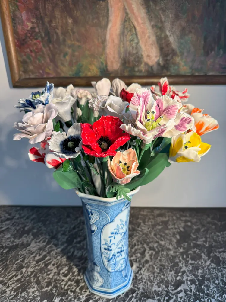 Decorative objects - Porcelain floral arrangement - FLEURIR L AVENIR