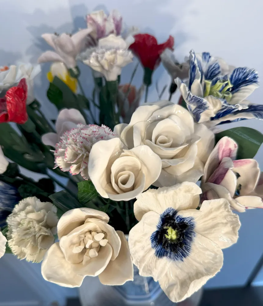Decorative objects - Porcelain floral arrangement - FLEURIR L AVENIR