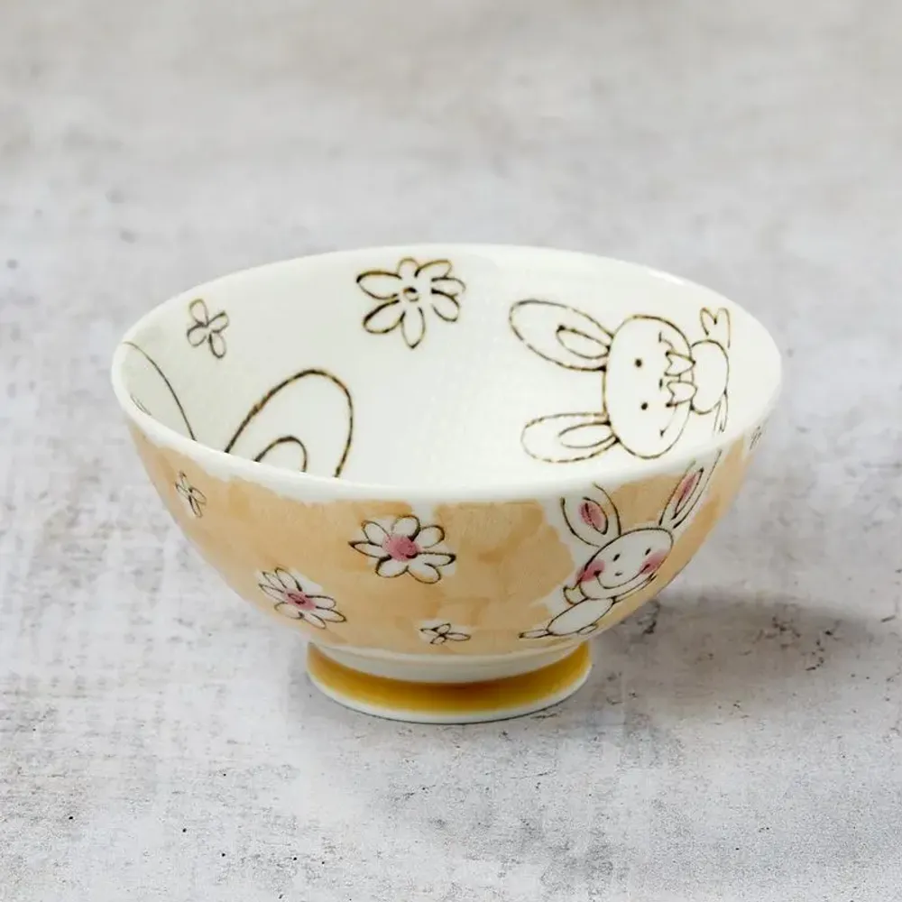 Bowls - Rice Bowl - Animal Pattern - NISHIKIDÔRI