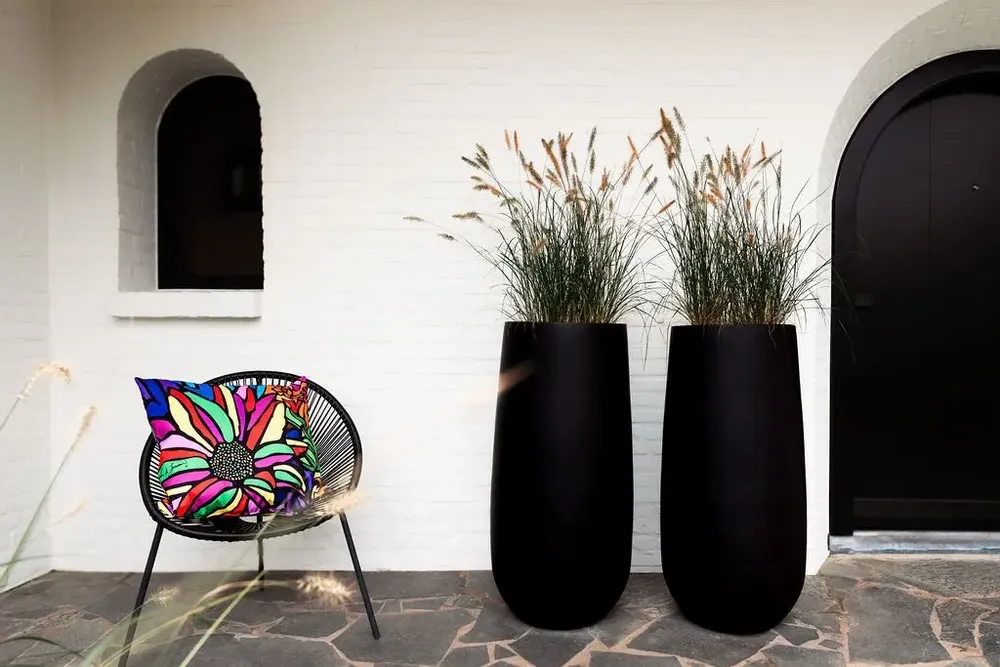 Garden textiles - Flowers 45 x 45 outdoor cushion - Design by Juan de Lascurain - ARTDECORIS