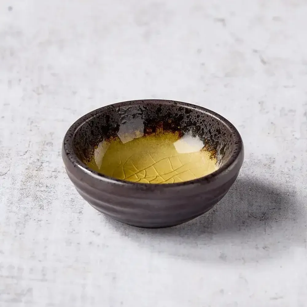 Formal plates - Ceramic cup and enamelled glass - NISHIKIDÔRI