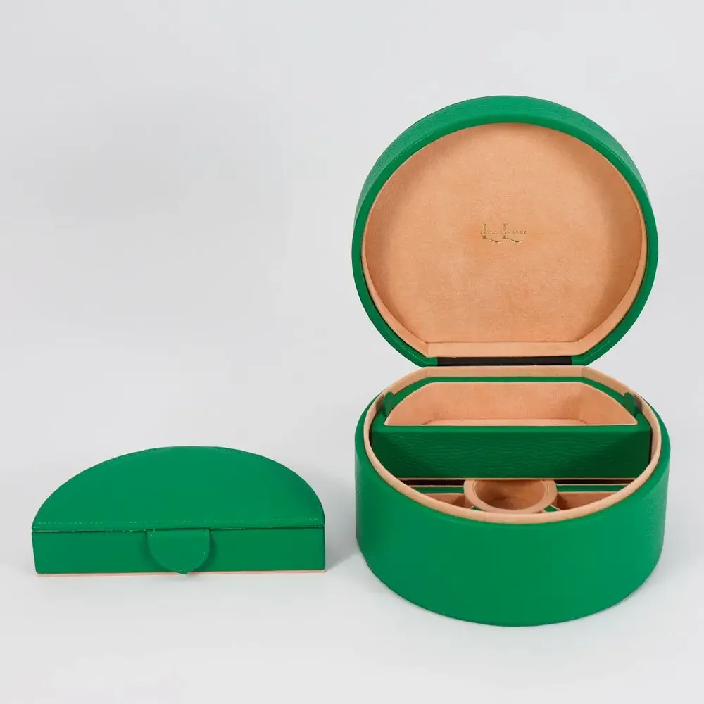Jewelry - Jewelry box round hard - HARVEST BY LINEA LUXE
