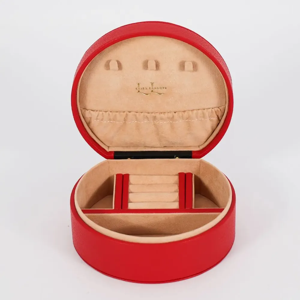 Jewelry - Jewelry box round hard - HARVEST BY LINEA LUXE