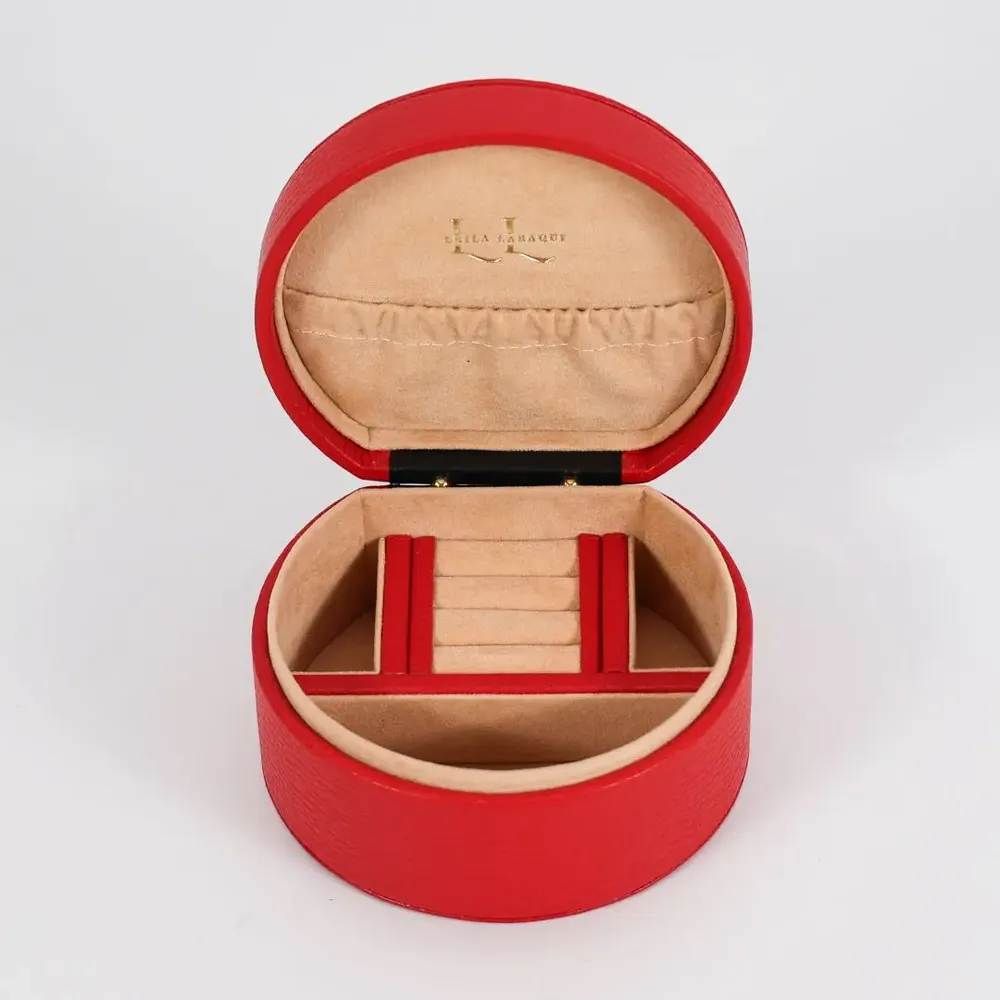 Jewelry - Jewelry box round hard - HARVEST BY LINEA LUXE