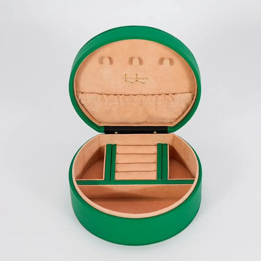 Jewelry - Jewelry box round hard - HARVEST BY LINEA LUXE