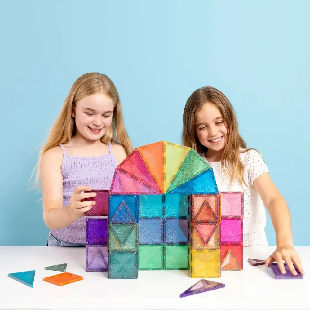 Toys - CONNETIX 48 Piece Glitter Castle Pack - CONNETIX