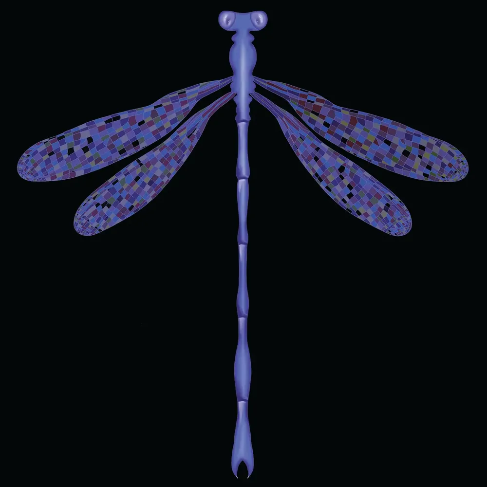 Other wall decoration - Dragonfly Black wallpaper - TUMASOVA DESIGN