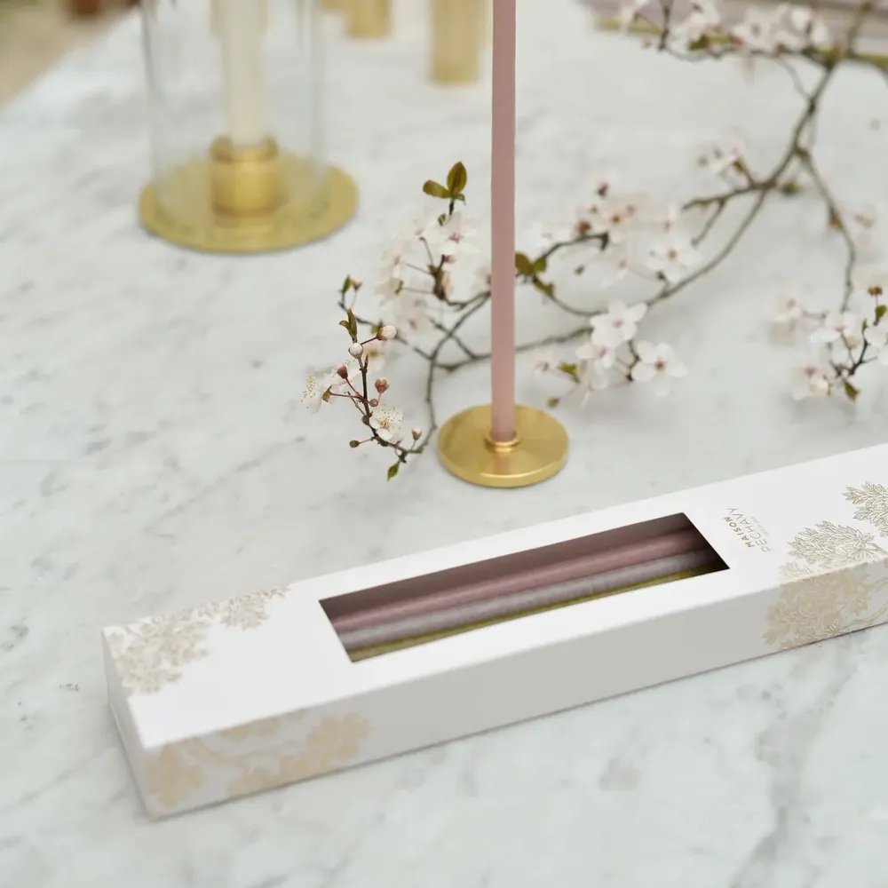 Decorative objects - Coffret bougies fines et bougeoir 1930 - MAISON PECHAVY