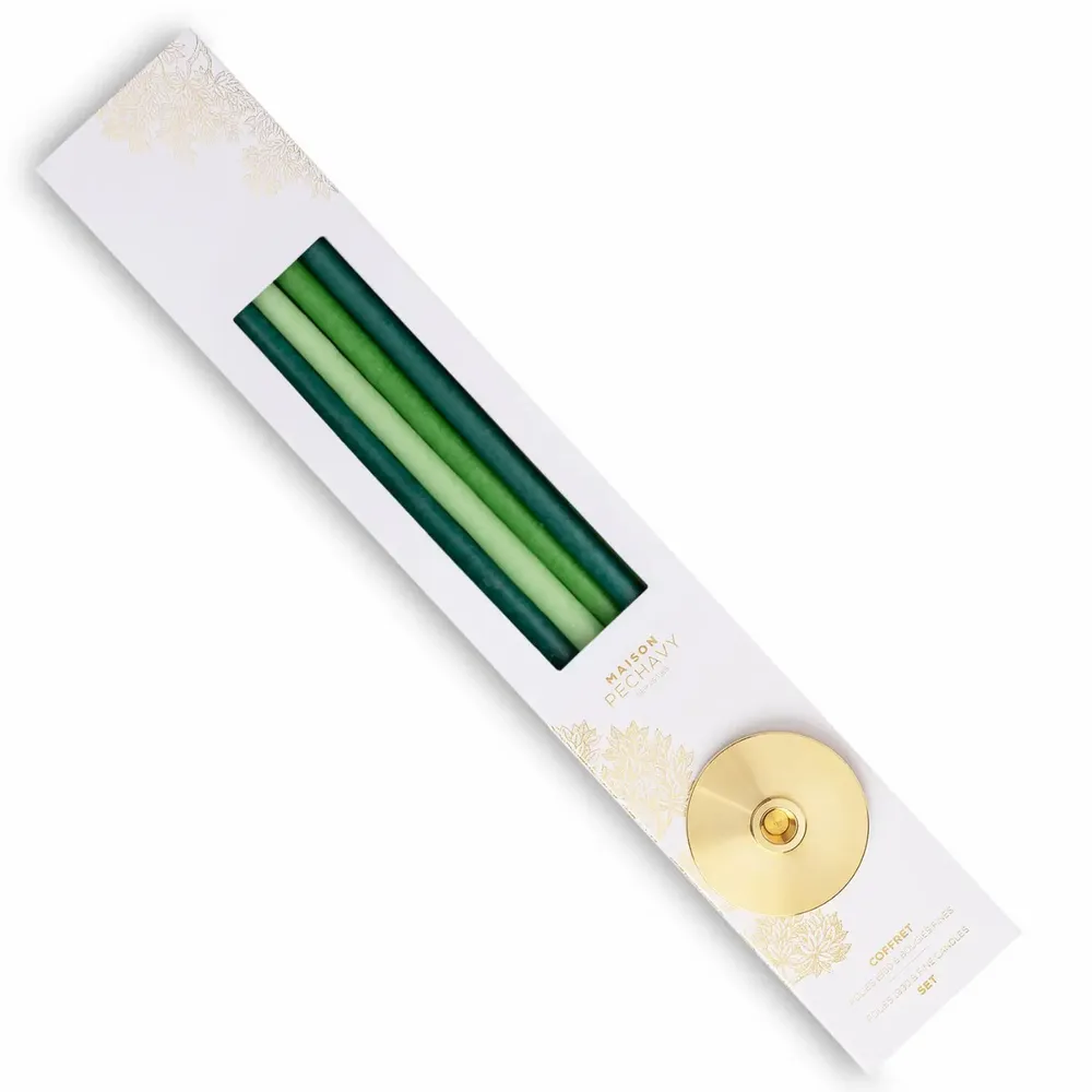 Decorative objects - Coffret bougies fines et bougeoir 1930 - MAISON PECHAVY