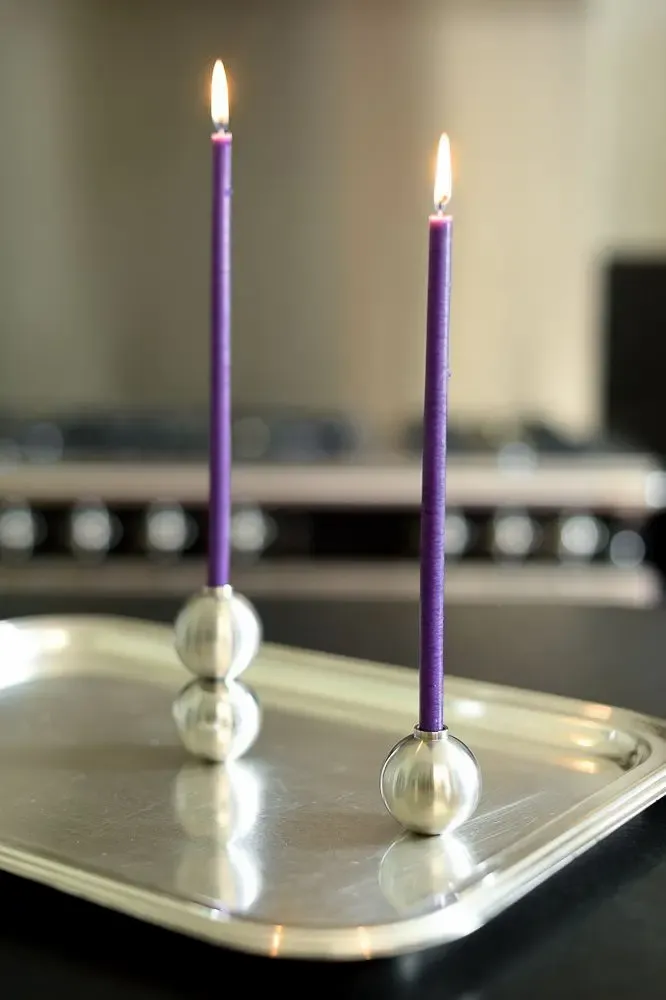 Decorative objects - Stainless Steel Sphere Candle Holder - MAISON PECHAVY
