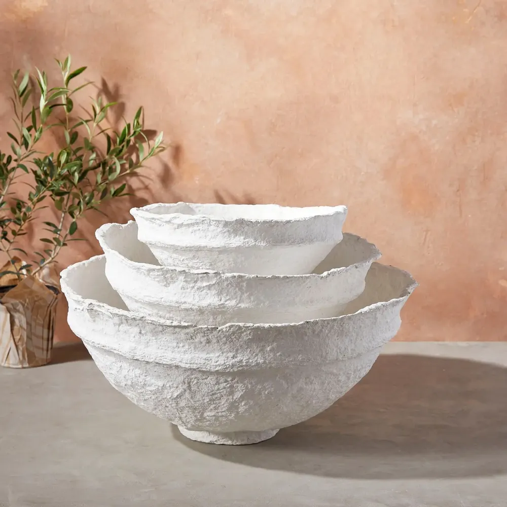 Decorative objects - Paper Mache Bowls - BE HOME