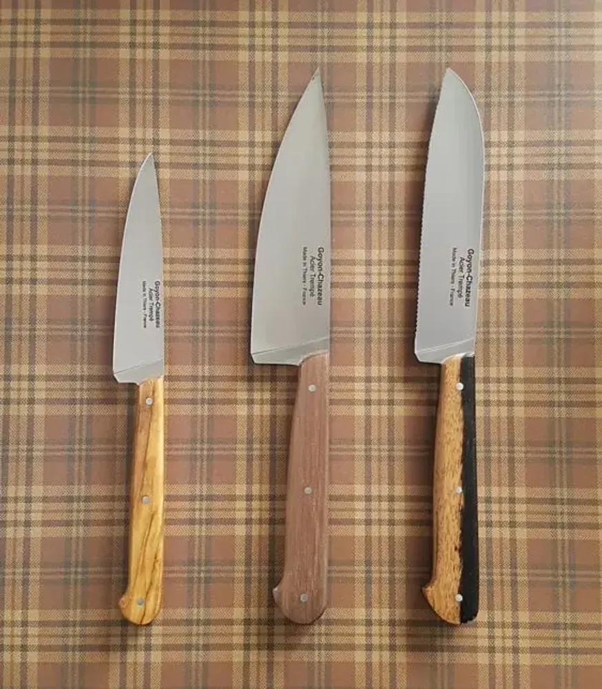 Ustensiles de cuisine - Couteaux Le P'tit tradi, Le Grand Tradi et Le Happy Tradi - GOYON - CHAZEAU COUTELLERIE