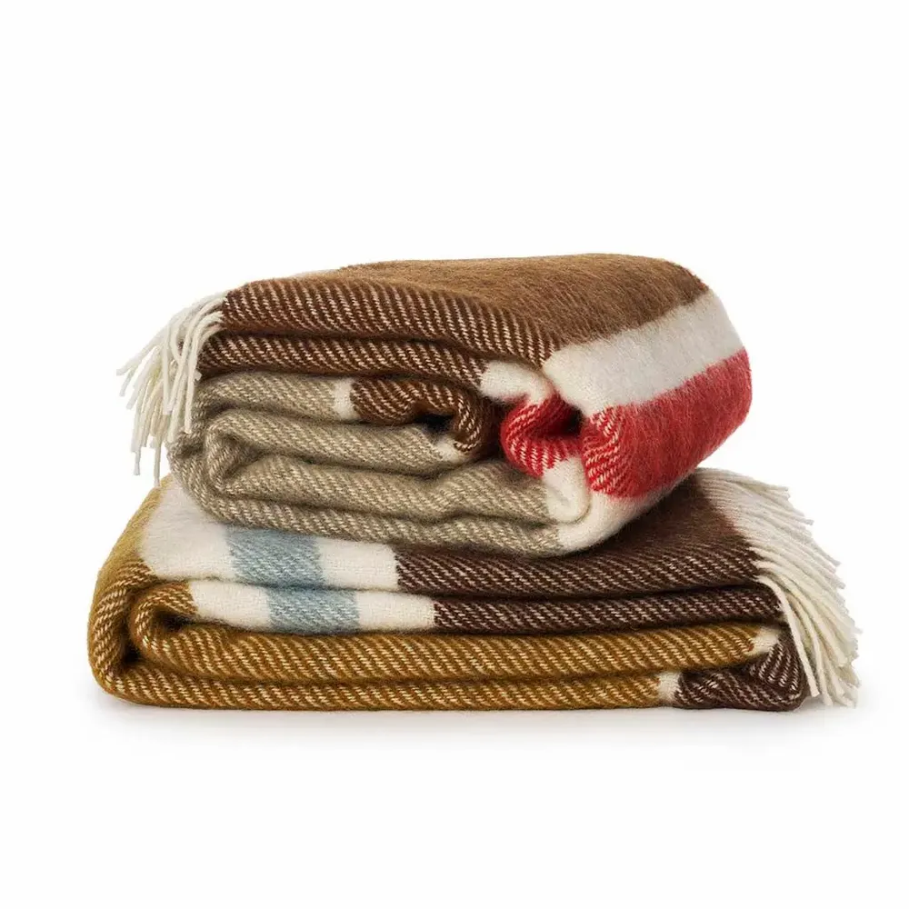 Throw blankets - Gotland Stripe wool throw - KLIPPAN YLLEFABRIK AB