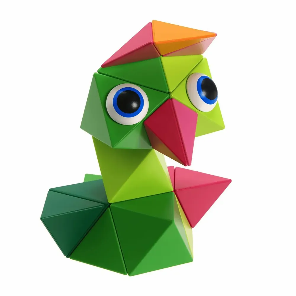 Toys - TRIDO magnetic set - "JUNGLE" - TRIDO