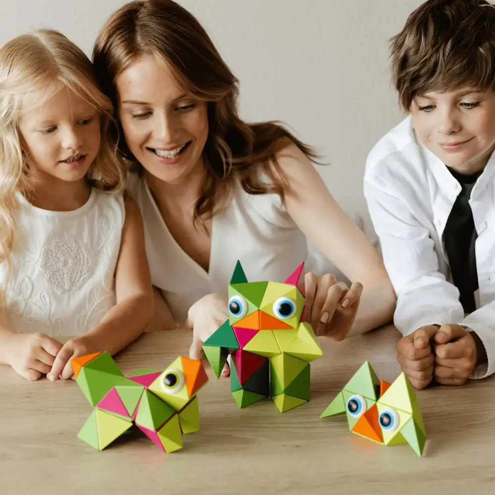Toys - TRIDO magnetic set - "JUNGLE" - TRIDO