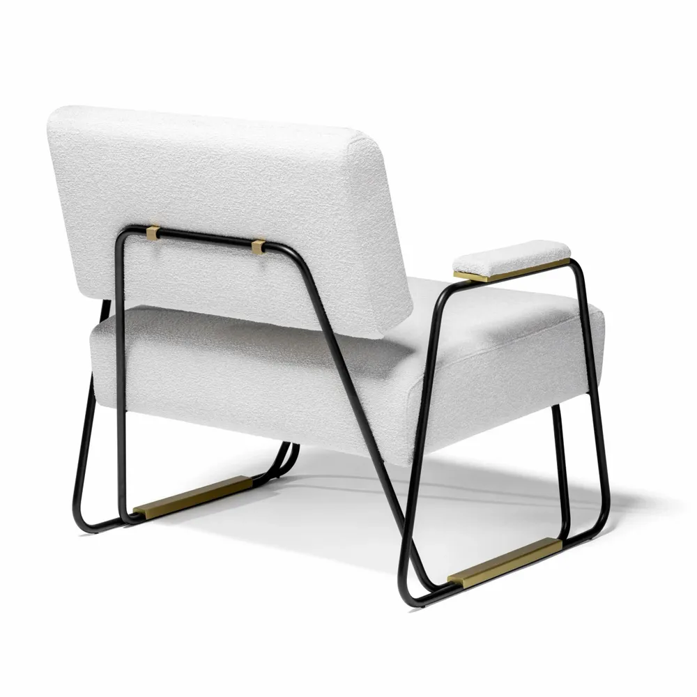 Armchairs - Apollo Armchair in Iron Lacquered Structure - DUISTT