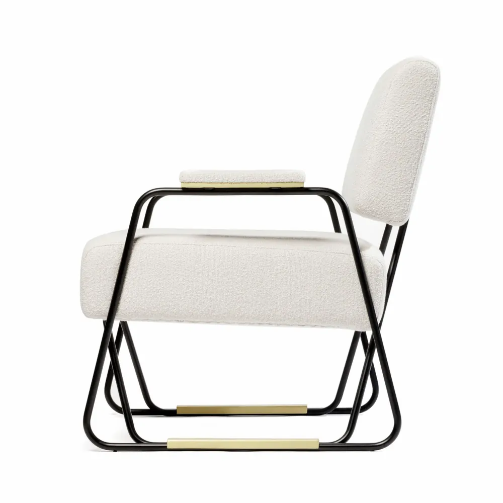 Armchairs - Apollo Armchair in Iron Lacquered Structure - DUISTT