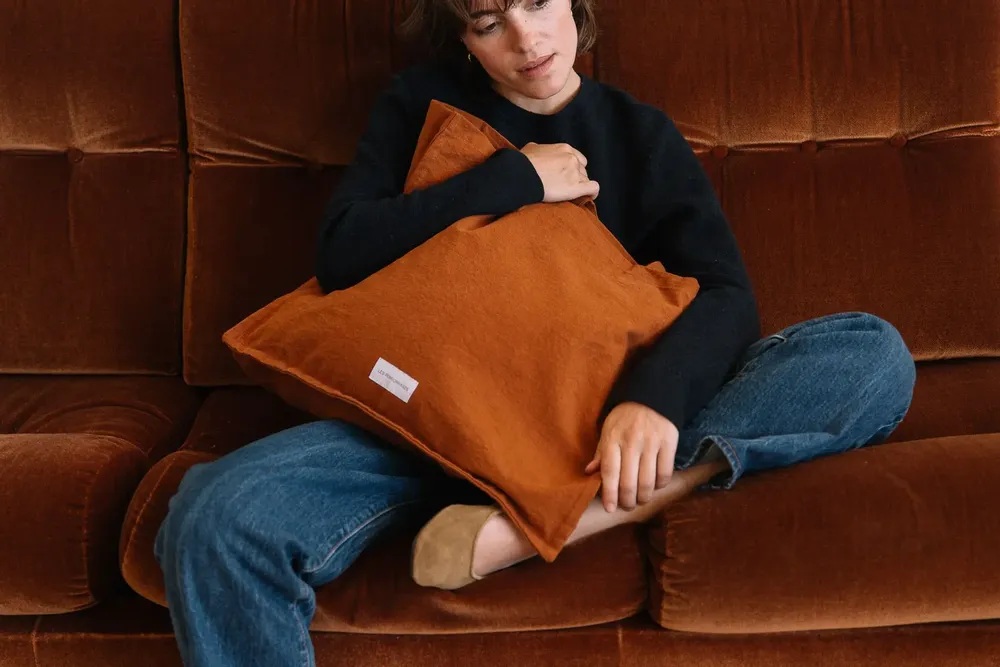 Bags and totes - Large tote bag made of thick organic cotton canvas. - LES PENSIONNAIRES