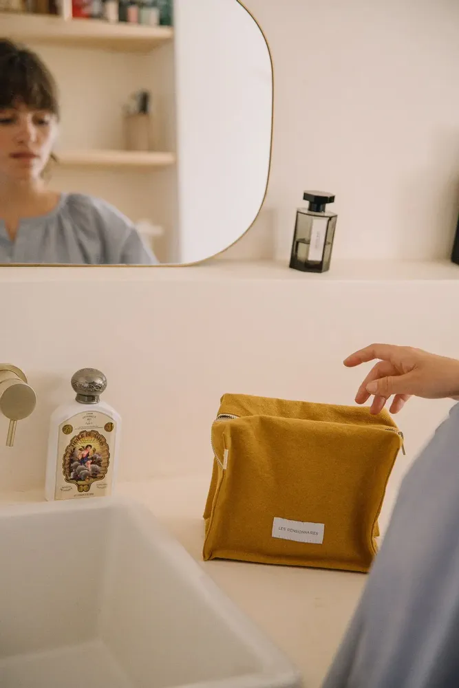 Autres linges de bain - Trousse de toilette cube - LES PENSIONNAIRES
