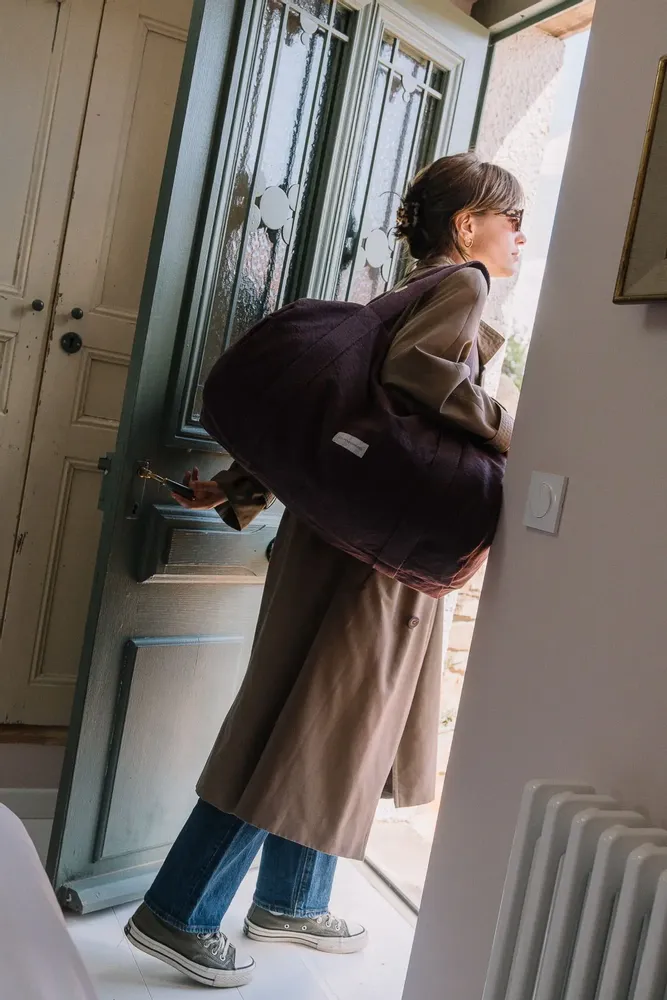 Bags and totes - Organic cotton bowling bag. - LES PENSIONNAIRES