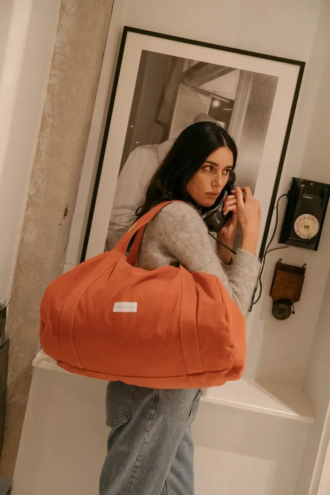 Bags and totes - Organic cotton bowling bag. - LES PENSIONNAIRES