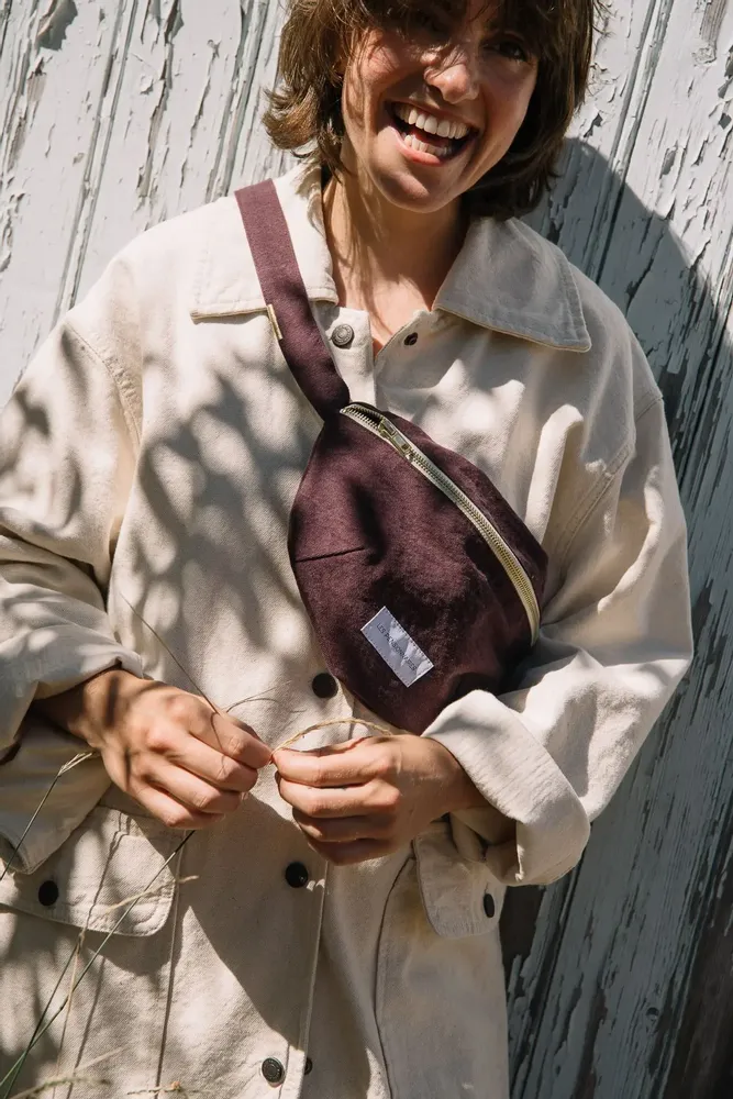 Sacs et cabas - Sac banane en toile de coton bio - LES PENSIONNAIRES