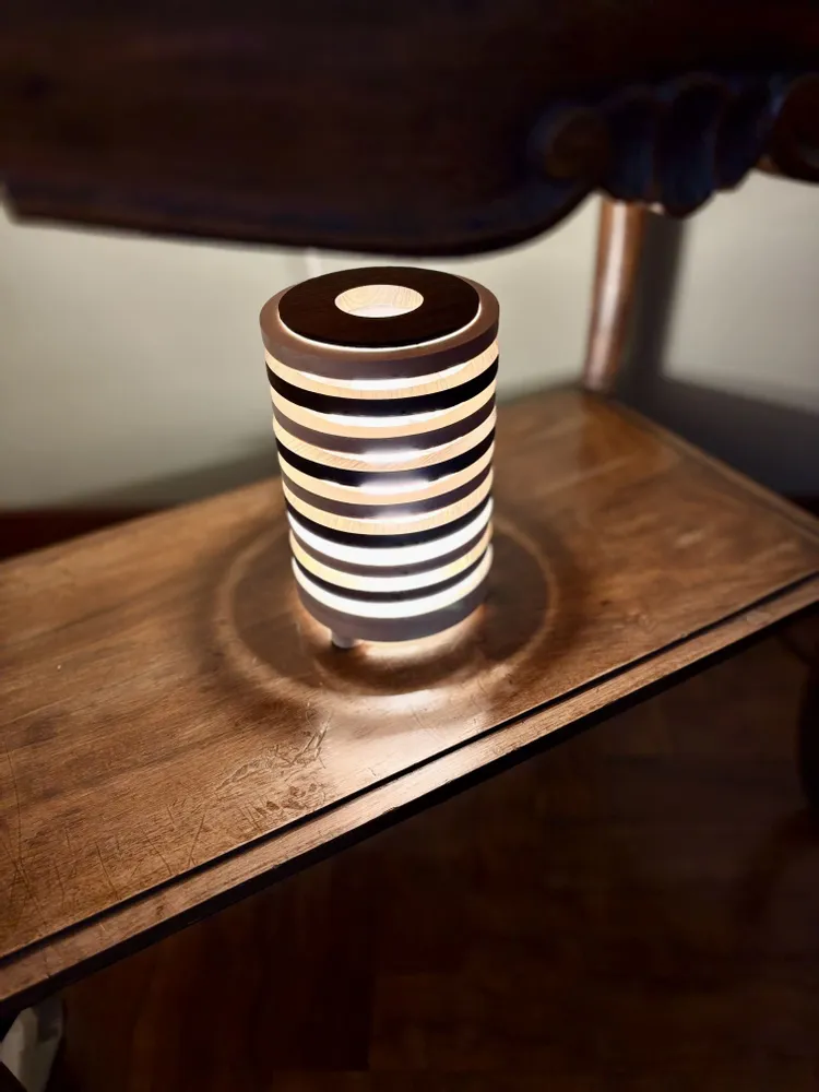 Lampes de table - VOLTA - Bois massif d'ovangkol et d'érable - SHALL WE PLAY A GAME?