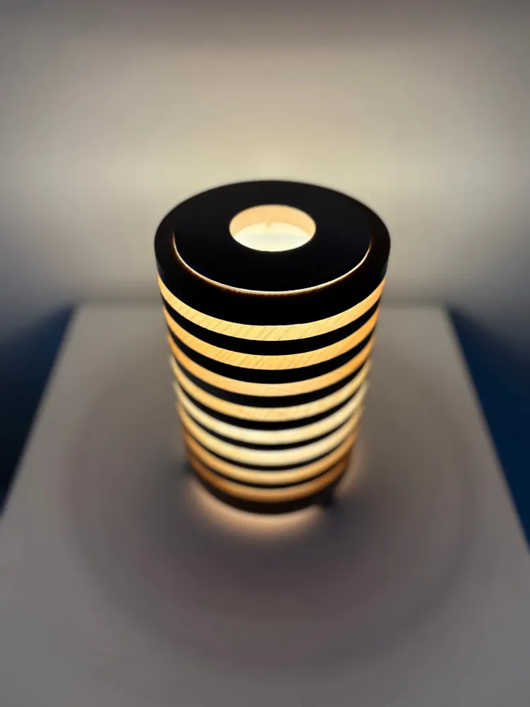 Table lamps - VOLTA - Solid Maple Wood - SHALL WE PLAY A GAME?
