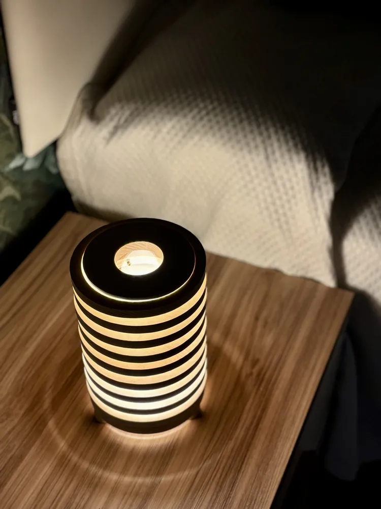 Table lamps - VOLTA - Solid Maple Wood - SHALL WE PLAY A GAME?
