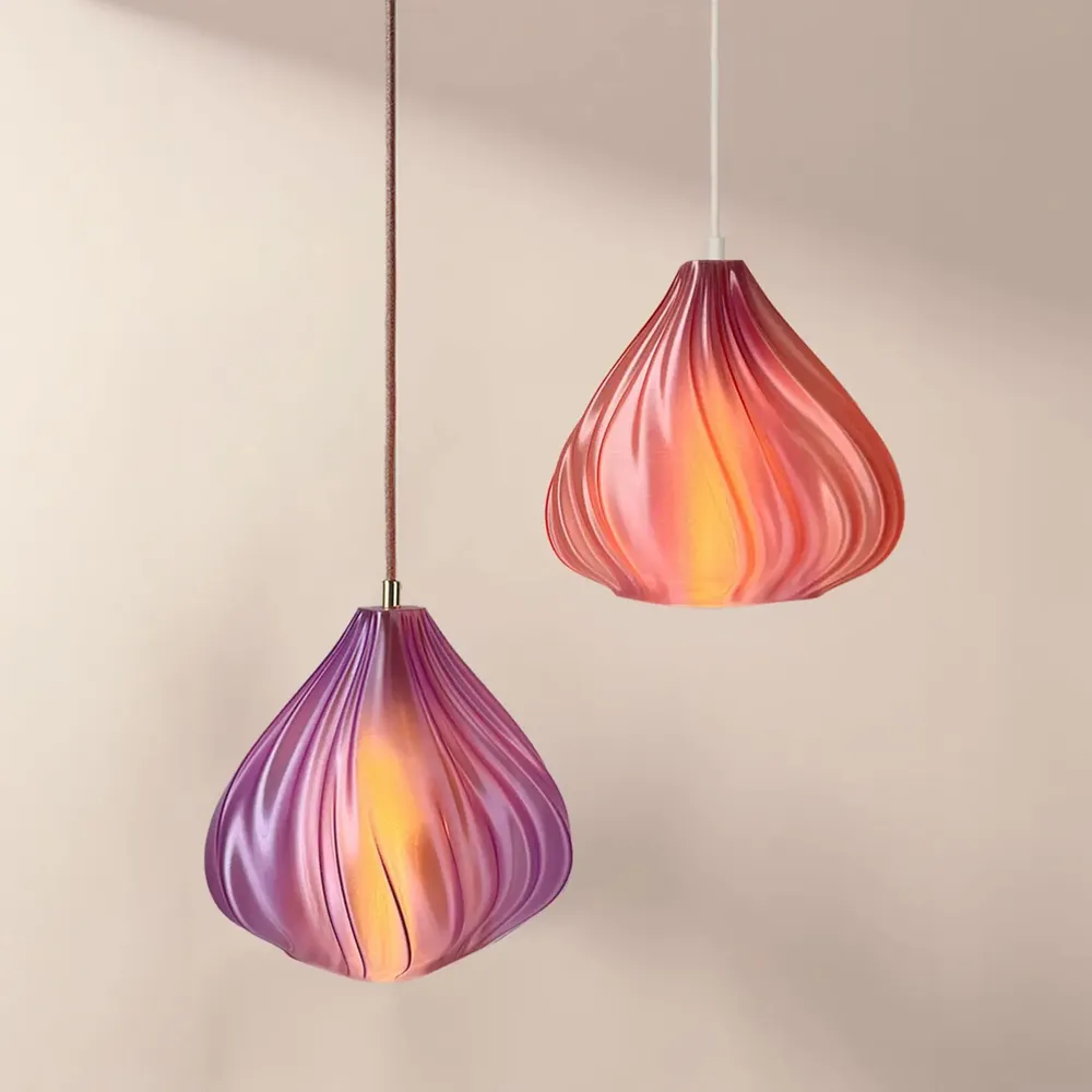 Lampes à poser - Luminaire Soufflé – Éclairage sculptural imprimé en 3D - AEREA STUDIO
