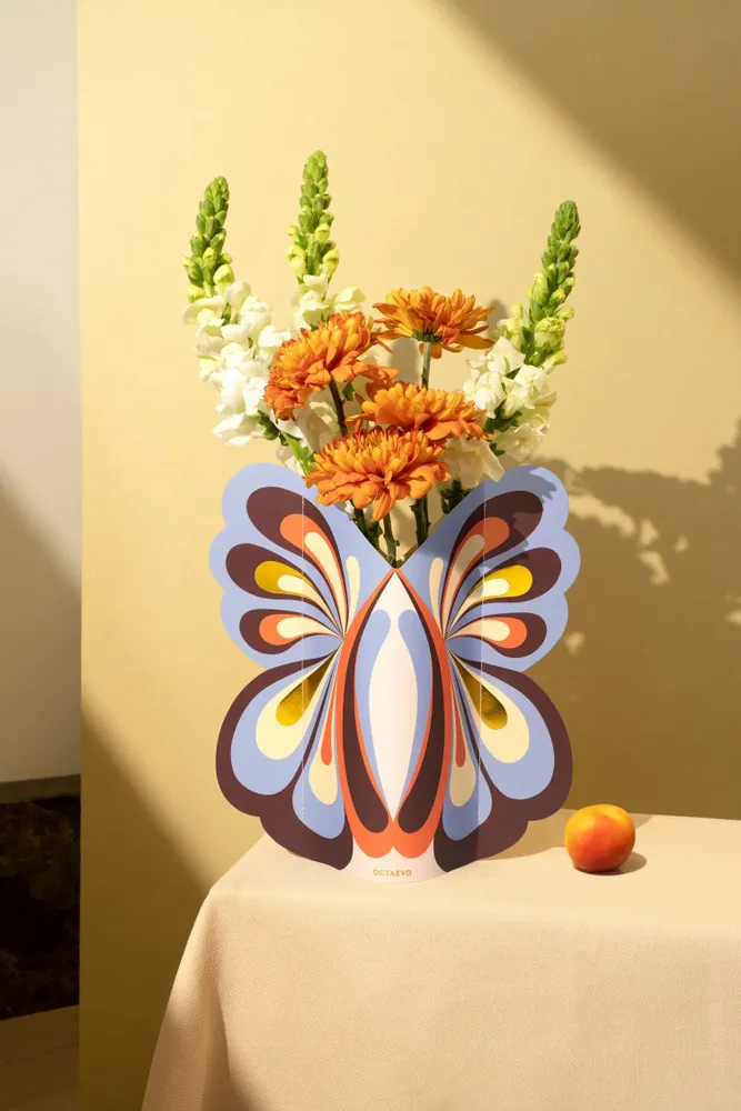 Décorations florales - Vases en papier - OCTAEVO
