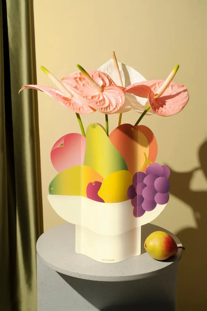 Décorations florales - Vases en papier - OCTAEVO