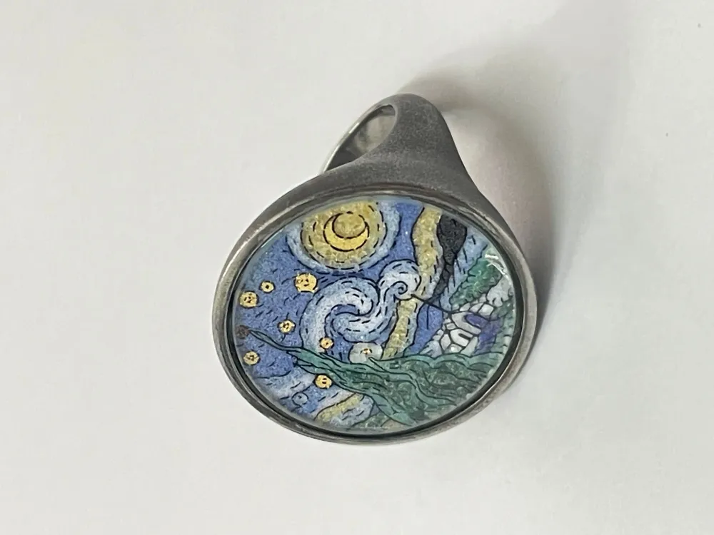 Bijoux - Art Jewelry - The Starry Night Ring - CHARITES GEMS
