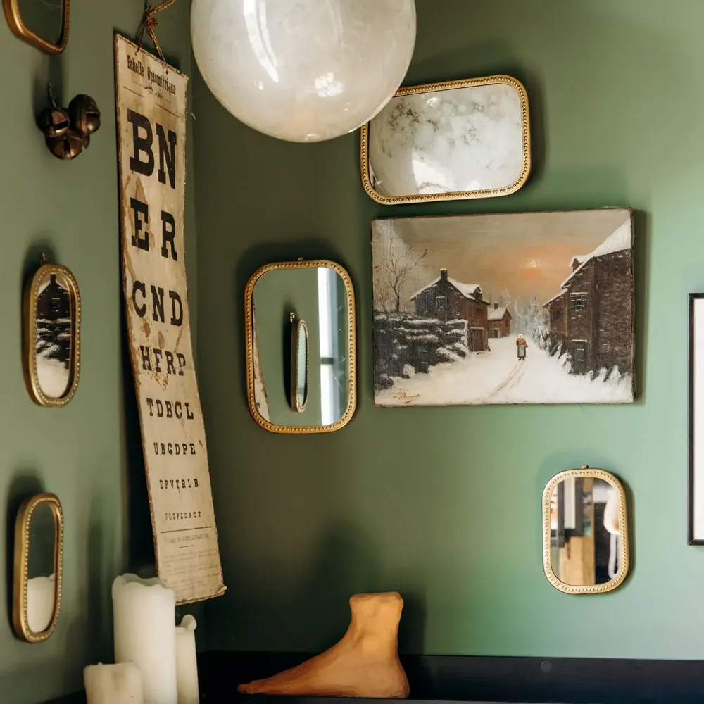 Mirrors - Miroir Narcisse Gold - LE MONDE SAUVAGE BEATRICE LAVAL