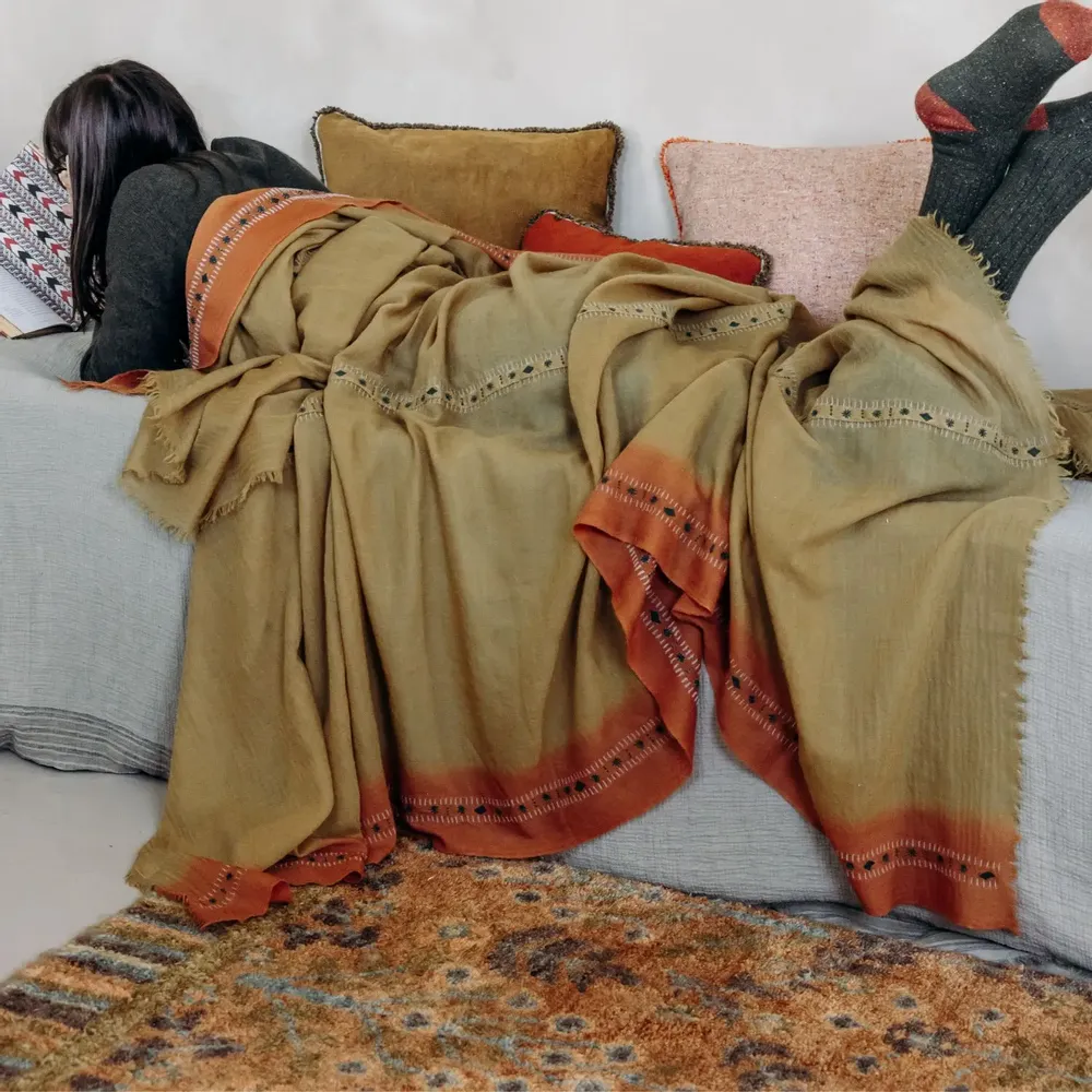Throw blankets - Sogno bedspread - LE MONDE SAUVAGE BEATRICE LAVAL