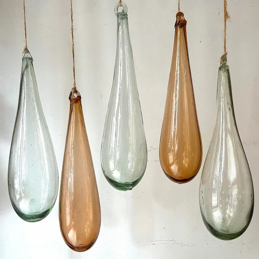Outdoor decorative accessories - Goutte de verre recyclé - LA MAISON DAR DAR
