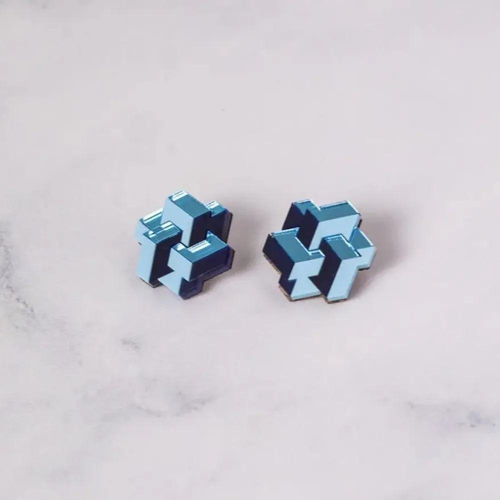 Bijoux - Prisma Earrings – Bold Geometry for Modern Style - PAMELA COROMOTO