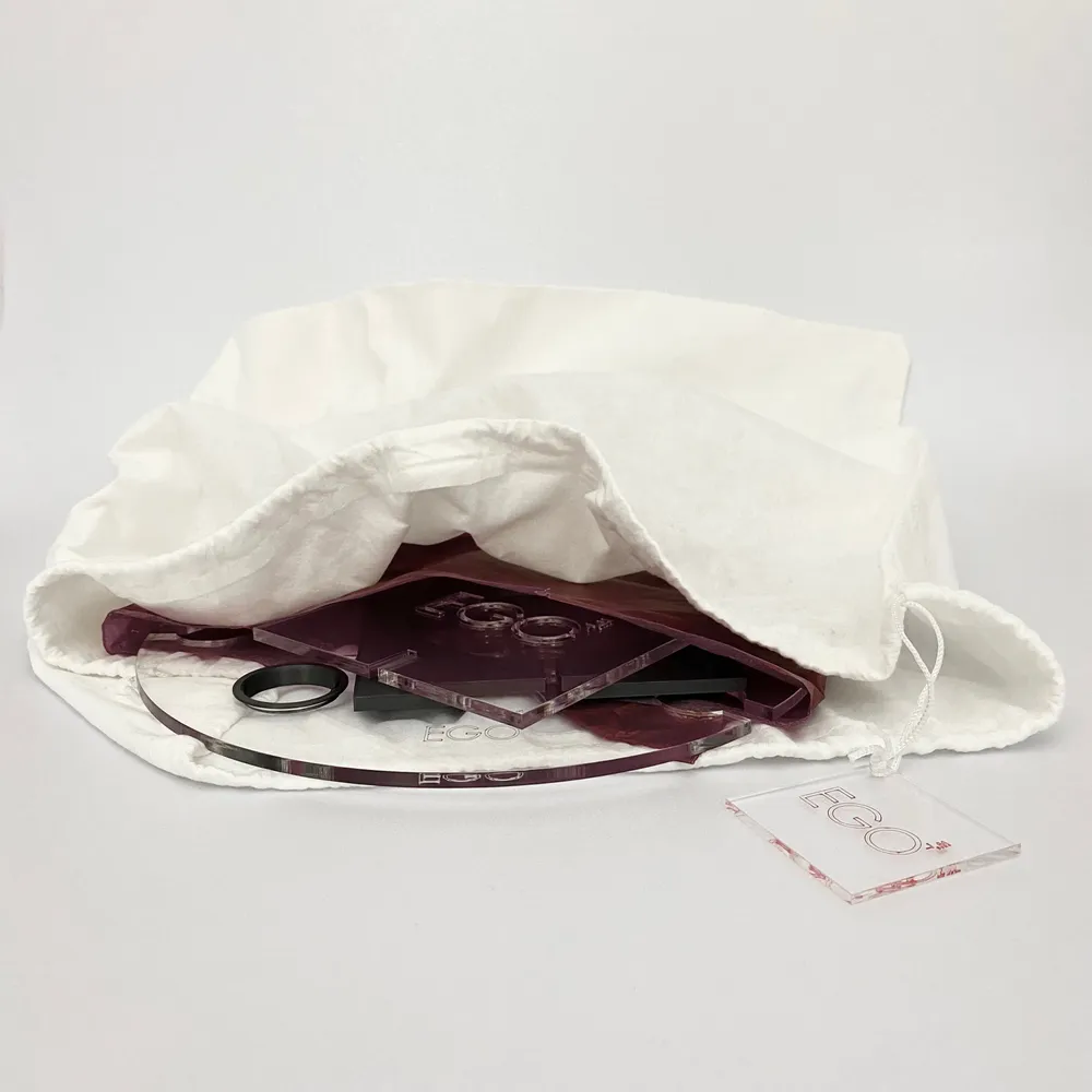 Wine accessories - Festa Sì! - Round perspex wine glass tray - EGOUNDESIGN