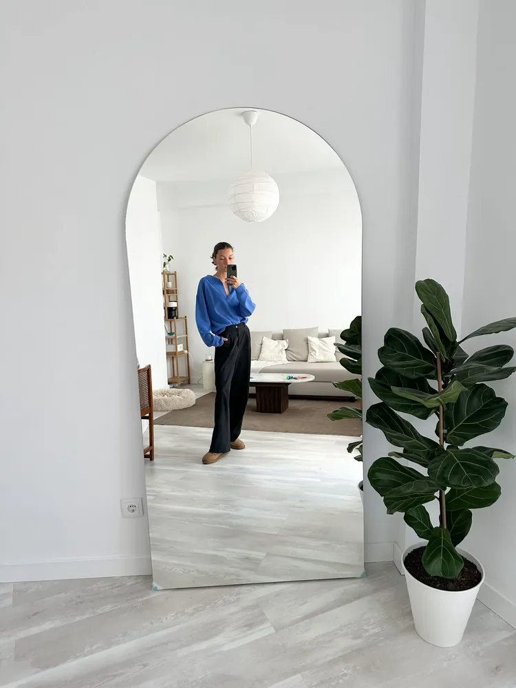 Mirrors - Arch - Large Modern Mirror (90x190cm) - SCANDINAVIAN GLASSFACTORY